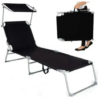 BruKa Gartenliege KRETA Sonnenliege Gartenliege Liegestuhl Relaxliege Strandliege Liege, 1 St.