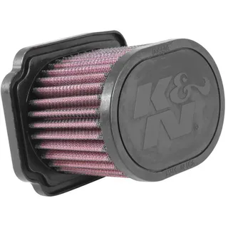 K&N YA-6814 Motorrad Luftfilter, Rot