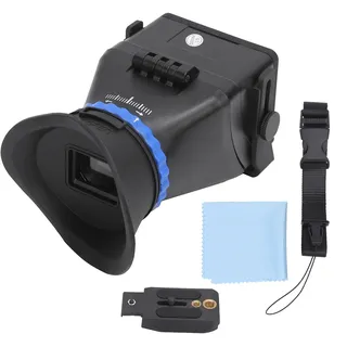 Camera Screen Viewfinder für 3 Zoll und 3.2 Zoll Kameras, SLR Sucher mit 3 - Fach Vergrößerung, Hochwertiges Glas, Passend für Camcorder und spiegellose Kameras - Klare Sicht bei