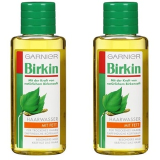 Garnier Haarwasser, mit Fett, Haarkur für trockene Haare mit Birkenwasser, beschleunigt das Haarwachstum, Birkin, 1 x 250 ml (Packung mit 2)