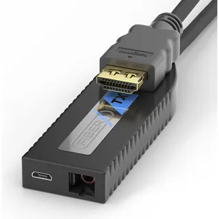 FIBERX 4K Premium Hochgeschwindigkeits-HDMI-Multimode-Glasfaser-Extender-Set, mit SLS