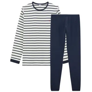 Petit Bateau Pyjama Petit Bateau MATROSEN Pyjama blau creme 4 Jahre / 104cm