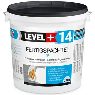 Level + Fertigspachtel Spachtelmasse Glättmasse L+14 - 25KG