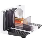 Unold Allesschneider Curve White, elektrisch, 100W, aus Metall, schwarz, Schnittbreite 0 - 15mm