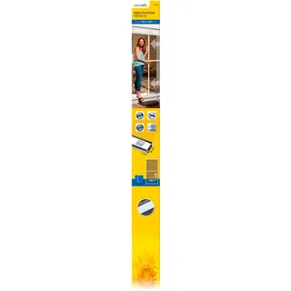 Fliegenschutz Schiebetür 120 x 240 cm anthrazit/weiß kürzbar