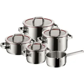 5-tlg. 3 x Fleischtopf + Bratentopf + Stielkasserolle edelstahl