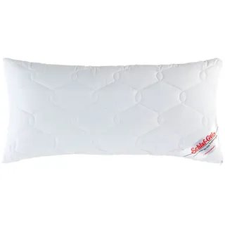 schlafgut Kissenbezug Microfaserkissen 40 x 80 cm Weiss