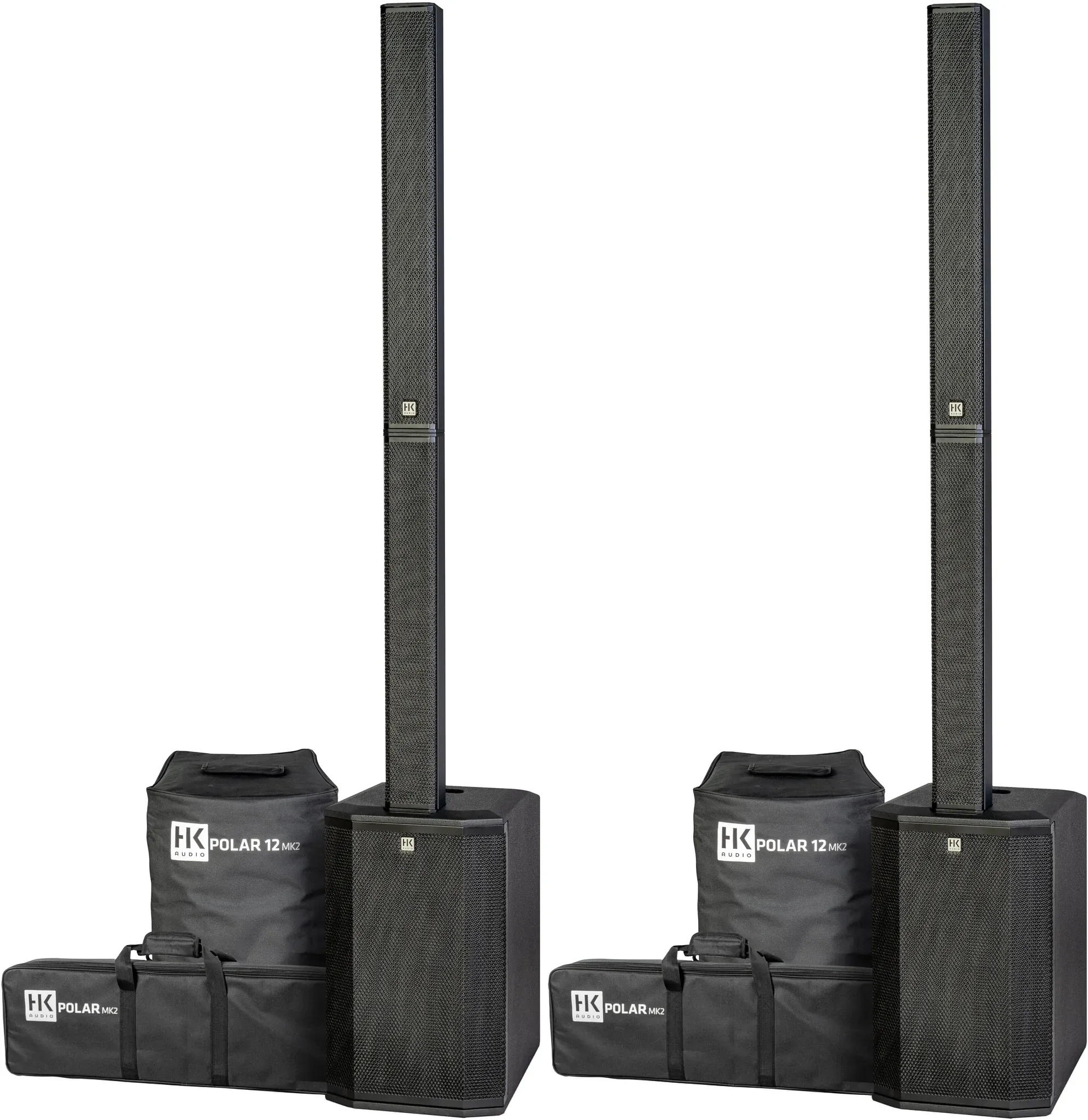 HK Audio POLAR 12 MK2 schwarz - Stereo Set, SET aus 2x POLAR 12