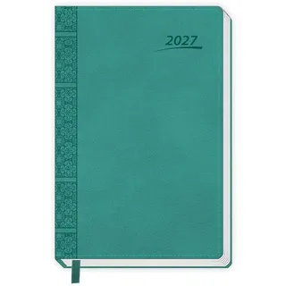 Trötsch Verlag Buchkalender A5 Aqua 2027