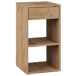 Vicco Nachttisch Dany, Goldkraft Eiche, 35 x 65 cm mit 1 Schublade