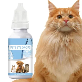 Goowafur Augentropfen für Katzen | Augenspülreiniger und Haustier-Augenspülung,Effektive und sanfte Tränenflecken-Augentropfen lindern Augenreizungen bei Hunden, Katzen und Haustieren