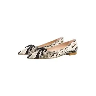 Stuart Weitzman Loafer - Landon Ballet Flat - Gr. 36,5 (EU) - in Creme - für Damen