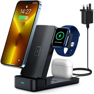 3 in 1 Wireless Charging,Travel Charging Station