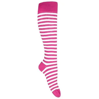 Goldschmidt Ringelstrümpfe | Klassische Ringelsocken für Erwachsene & Kinder | Hohe Qualität mit gekämmter Baumwolle (DE/NL/SE/PL, Numerisch, 23, 26, Regular, Regular, Rosa Weiß) 23-26