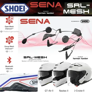 Shoei SRL-Mesh, Kommunikationssystem - Schwarz