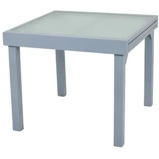Gravidus Ausziehtisch 90 x 90 x 75 cm grau