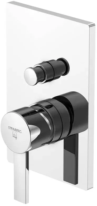 Steinberg Fertigmontageset für Wanne/Brause-Einhebelmischer 120 2103 3, chrom 120 2103 3