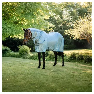Horseware Amigo Fliegendecke 130 cm Blau/Silber
