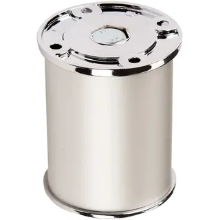 Sotech Möbelfuß rado (Höhe 50 mm, ø 50 mm, Aluminium / chrom poliert) Sofafuß höhenverstellbar