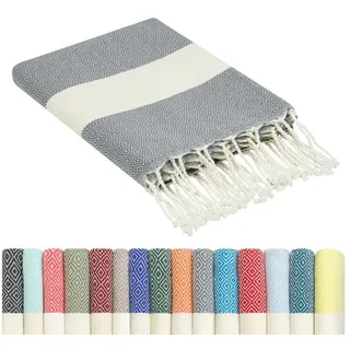 Flora Furora furora Holiday Badetuch 100 x 200 cm grau