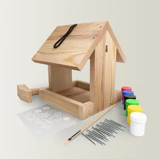 Vogelhaus Bausatz für Kinder zum bemalen