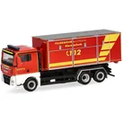 Herpa 098199 MAN TGX XL Euro6C Wechsellader ''Feuerwehr Wuppertal''