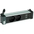 Bachmann, Steckdosenleiste, Power Frame S 2xUTE 916.5251xUSB A&C 22W Charger 0.2mGST18 (2x, CEE 7/3, CEE 7/5)