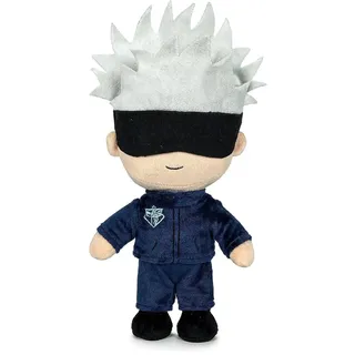 27 cm Gojo Satoru Plüschtier - Weiches Anime Kuscheltier für Jujutsu Kaisen Liebhaber, Hochwertige Verarbeitung und Authentisches Design, Weiß