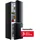 HKGK14349B Kühl-Gefrierkombination (175 l, 1430 mm hoch, Schwarz/Edelstahl)
