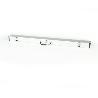 Queuetasche aus Aluminium in silber, Queueaufbewahrung: Silber