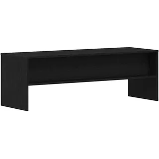 vidaXL TV-Schrank Eichen-Optik 120x40x40 cm Schwarz Holzwerkstoff