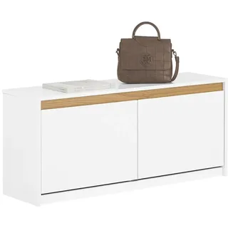 SoBuy Schuhbank 104 x 47 x 30 cm gepolstert / weiß