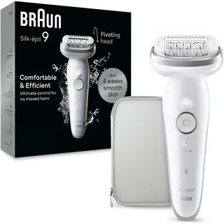 Braun Silk-épil 9 9-011 Weiß/Silber