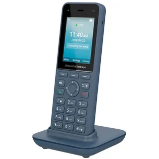 Grandstream WiFi-Handset WP826 Schnurloses Wi-Fi-IP-Telefon mit integriertem Dualband-Wi-Fi 6 802.11a/b/g/n/ac/ax und 12 Stunden Sprechzeit.