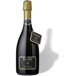 VALDO Numero 10 Valdobbiadene Prosecco DOCG Metodo Classico Brut - 750ml (Packung mit 6)