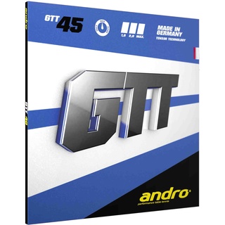 ANDRO Belag GTT 45 Farbe 2,0 mm, rot, Größe 2,0 mm, rot