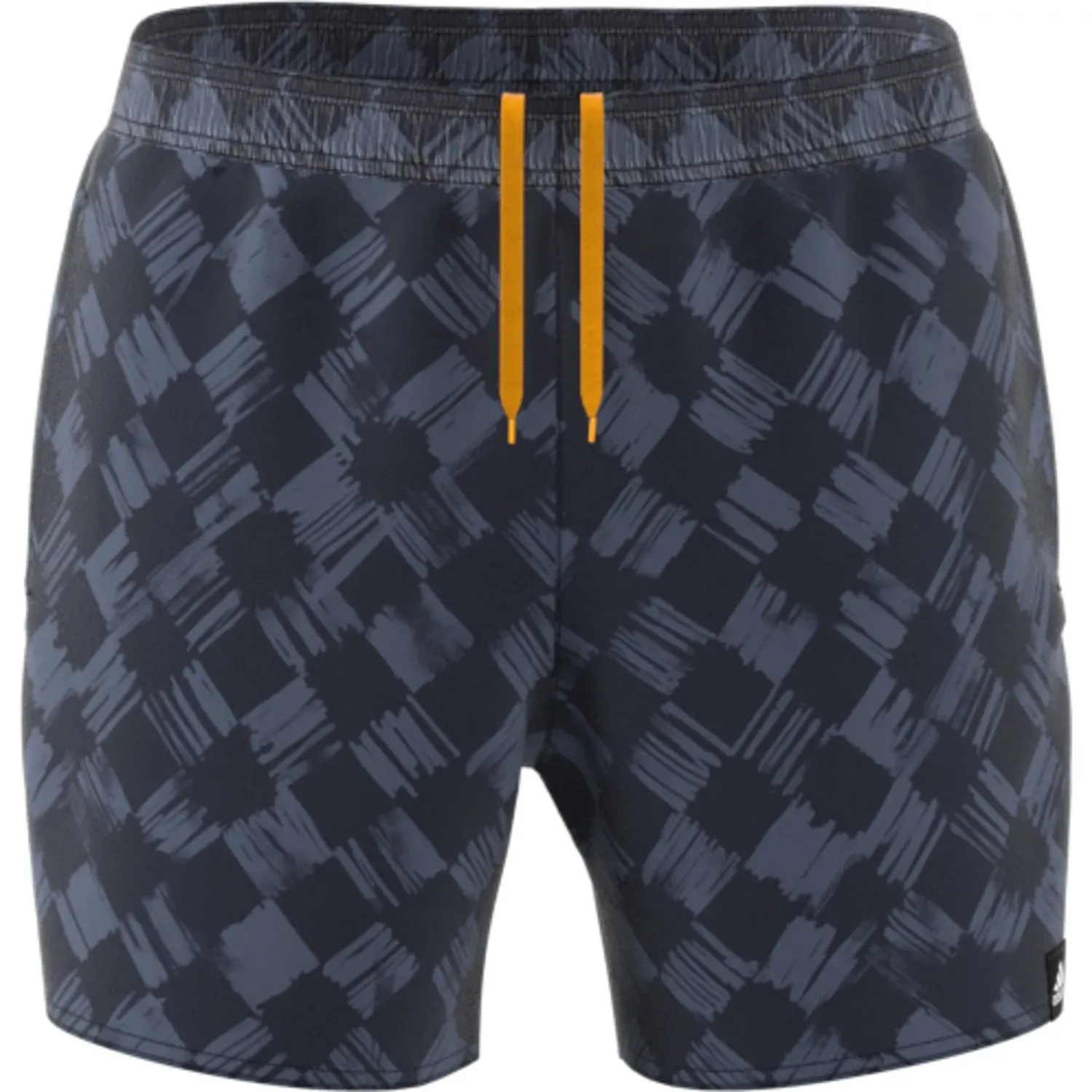 adidas PRINTED CHECK Herren Badeshort legend grau - S