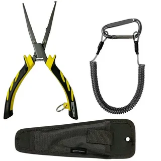 Spro PTFE Long Nose Plier 23cm - Yellow / Black - One Size