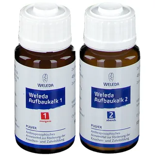 Weleda Aufbaukalk 1+2 2x45 g Pulver