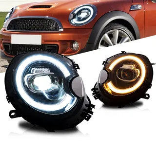 vland motor VLAND Scheinwerfer für Mini Cooper R55 R56 R57 R58 R59 2007-2013, Mit E-Prüfzeichen