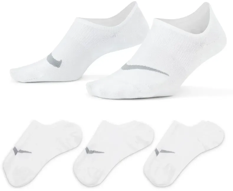 3er Pack NIKE Everyday Plus Lightweight Trainingssocken Damen 101 - white/wolf grey 42-46