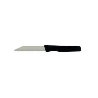 Schneider Brötchenmesser mit Wellenschliff, Bäckermesser, Baugettmesser, Frühstücksmesser, schwarz