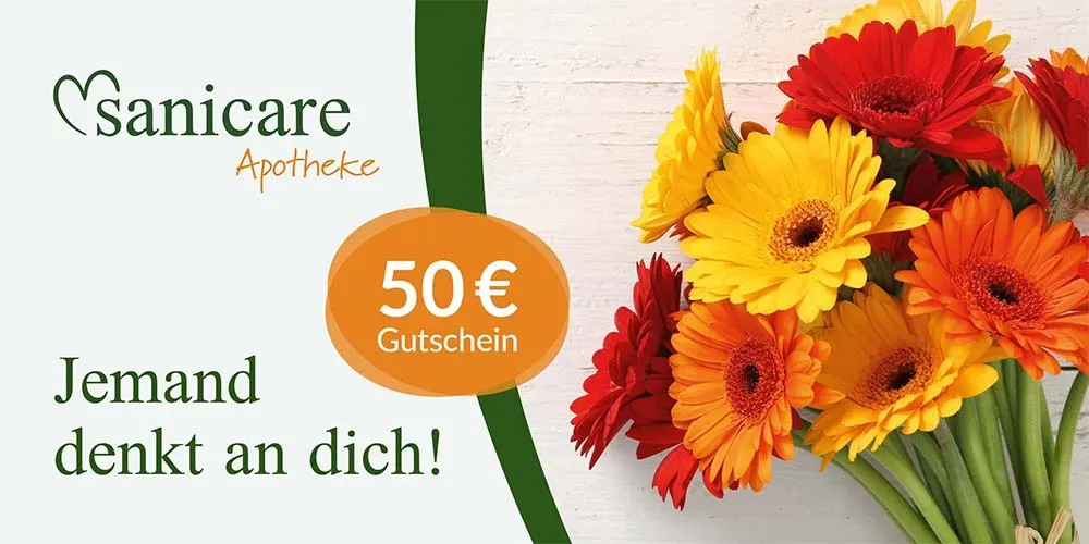 Sanicare Geschenkgutschein 50 Euro 1 St