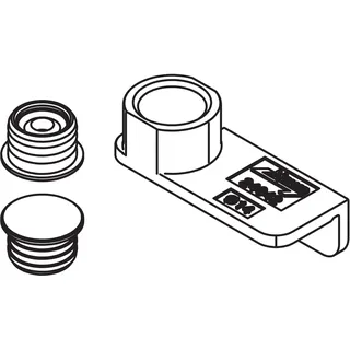 hawa sliding solutions ag Hawa Zentrierteil magnetisch, mit Bohrlehre,