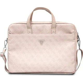 GUESS Torba GUCB15P4TP 16" różowy/ pink Saffiano 4G Triangle Logo (16", Universal), Notebooktasche, Rosa