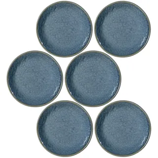 16,3 cm blau 6er Set
