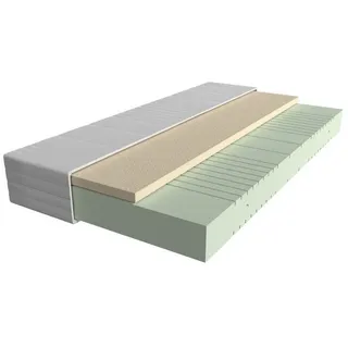 AM Qualitätsmatratzen - Latex-Matratze 100x200 H2 - Hochwertige Matratze mit 4cm Latex-Auflage | 20cm Höhe | Germany