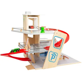 Small Foot Company small foot Parkhaus Premium mit Autos und Zubehör, Holz