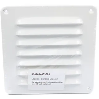 Marley Lüftungsgitter Aluminium 155 x 155 mm