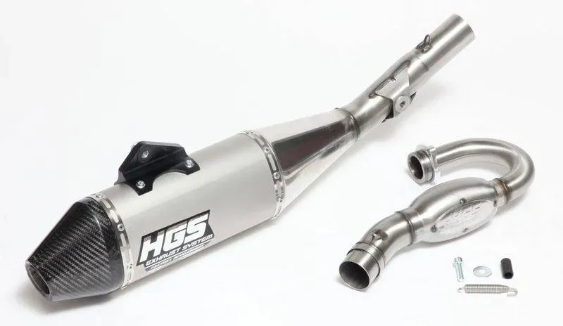 HGS Auspuffanlage Komplettanlage Kawasaki KX250 ab 2025  Grey Carbon